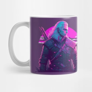 Vaporwave Geralt Mug